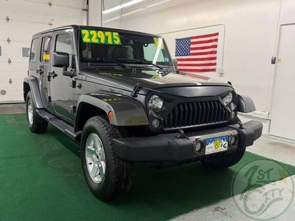 used 2016 Jeep Wrangler Unlimited car, priced at $22,975