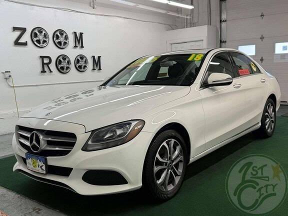 used 2018 Mercedes-Benz C-Class car, priced at $20,875