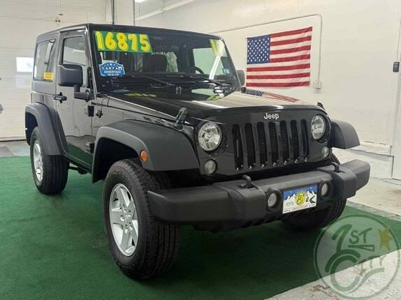 used 2017 Jeep Wrangler car, priced at $16,875