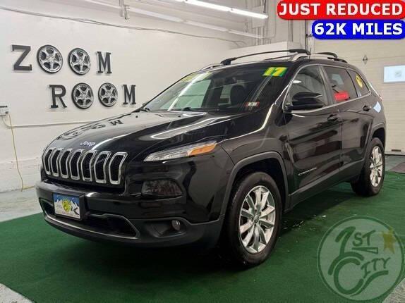 used 2017 Jeep Cherokee car, priced at $15,975