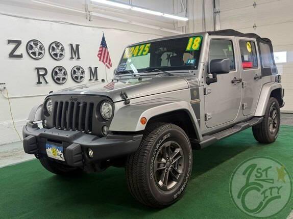 used 2018 Jeep Wrangler JK Unlimited car, priced at $22,475