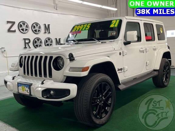 used 2021 Jeep Wrangler Unlimited car, priced at $37,975