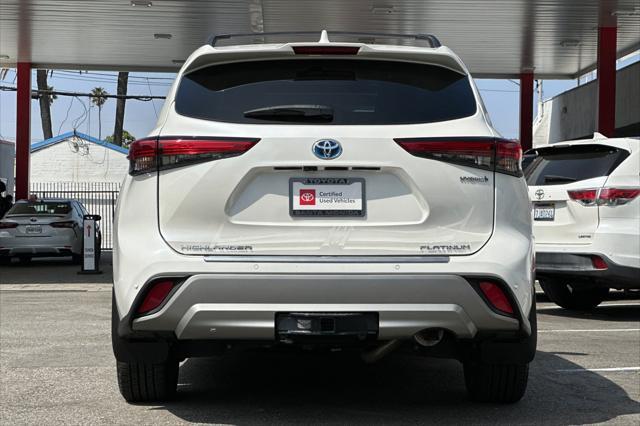 used 2021 Toyota Highlander Hybrid car, priced at $39,025