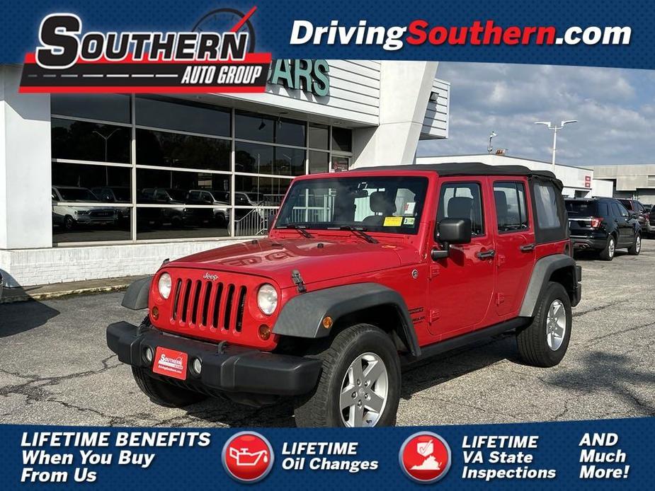 used 2013 Jeep Wrangler Unlimited car, priced at $16,406