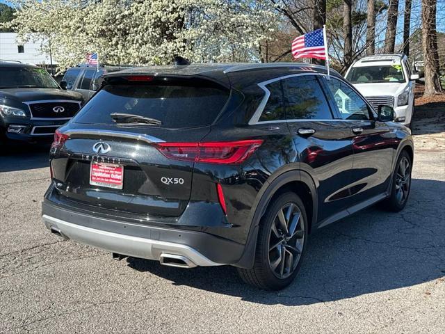 used 2021 INFINITI QX50 car, priced at $30,780