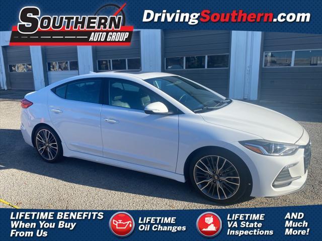 used 2018 Hyundai Elantra car, priced at $15,494