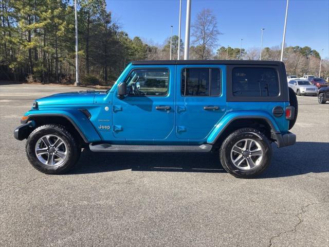 used 2020 Jeep Wrangler Unlimited car, priced at $27,600