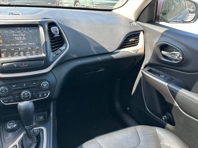 used 2018 Jeep Cherokee car, priced at $17,756