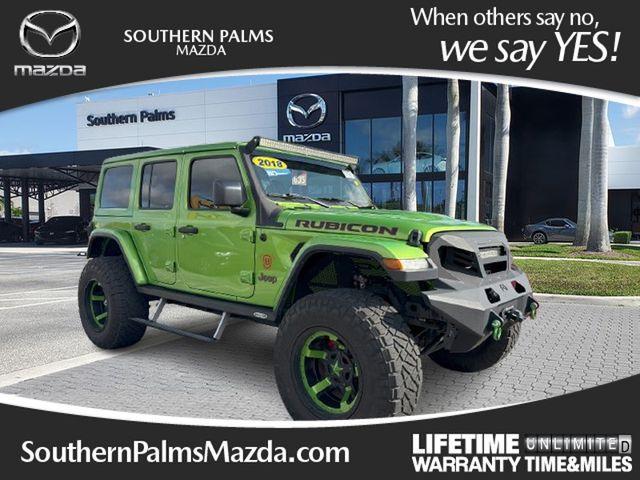 used 2018 Jeep Wrangler Unlimited car, priced at $43,738