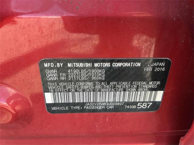 used 2016 Mitsubishi Lancer car, priced at $10,226