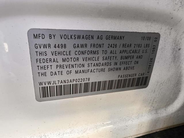used 2010 Volkswagen Passat car, priced at $8,496