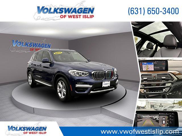 used 2021 BMW X3 car, priced at $30,800
