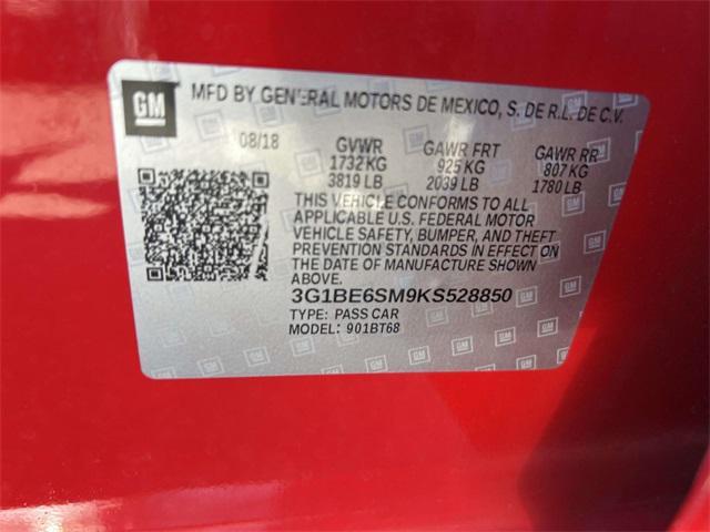 used 2019 Chevrolet Cruze car, priced at $8,589