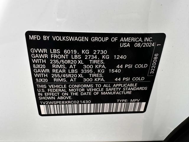 new 2024 Volkswagen ID.4 car, priced at $49,536