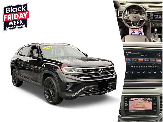 used 2021 Volkswagen Atlas Cross Sport car, priced at $20,436