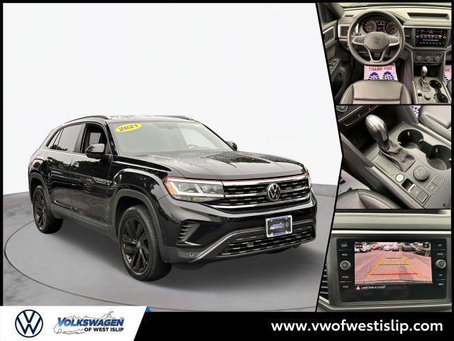 used 2021 Volkswagen Atlas Cross Sport car, priced at $20,293