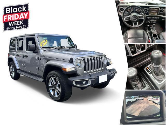 used 2018 Jeep Wrangler Unlimited car, priced at $20,718