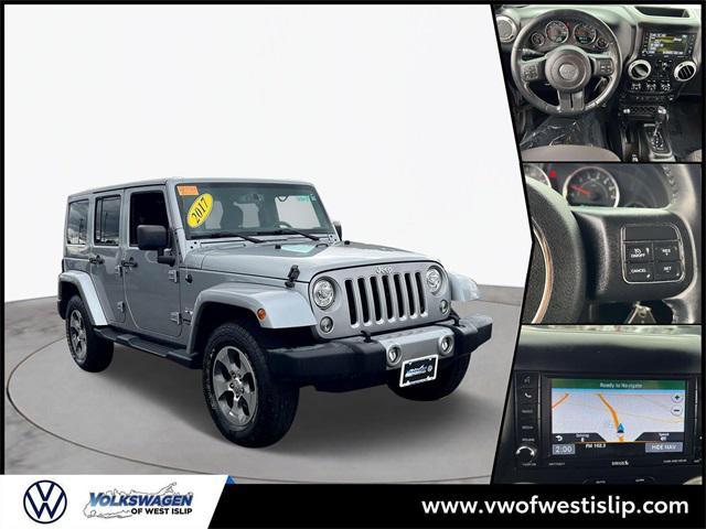 used 2017 Jeep Wrangler Unlimited car, priced at $14,959