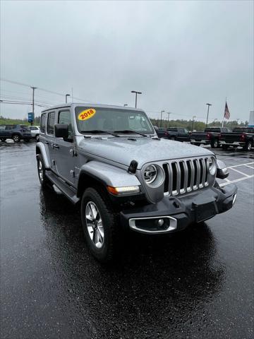 used 2018 Jeep Wrangler Unlimited car, priced at $23,890