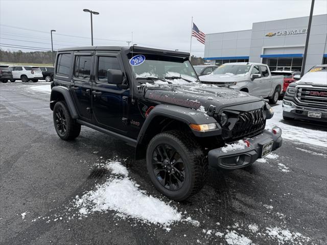 used 2020 Jeep Wrangler Unlimited car, priced at $29,053