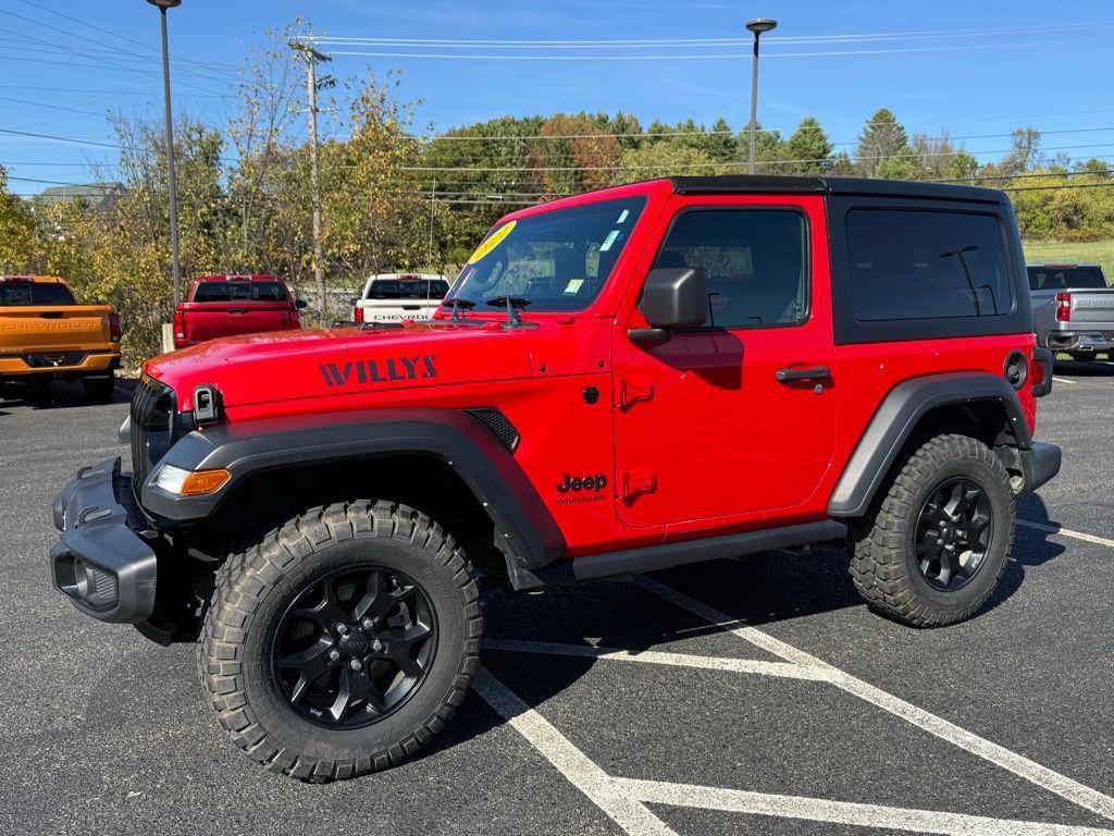 used 2021 Jeep Wrangler car, priced at $24,274