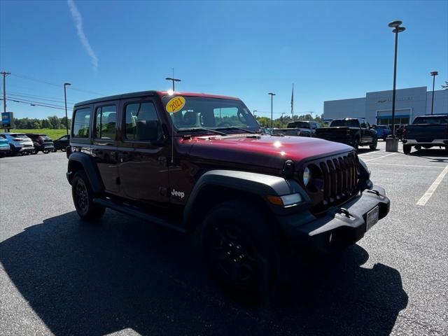 used 2021 Jeep Wrangler Unlimited car, priced at $29,364