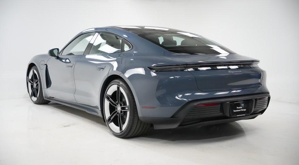 new 2025 Porsche Taycan car, priced at $128,675
