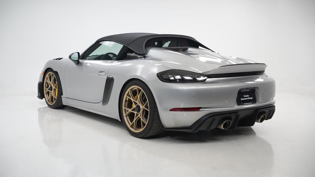 used 2024 Porsche 718 Spyder car, priced at $205,000
