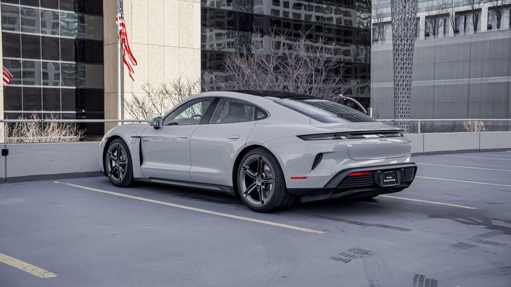 used 2025 Porsche Taycan car, priced at $199,185