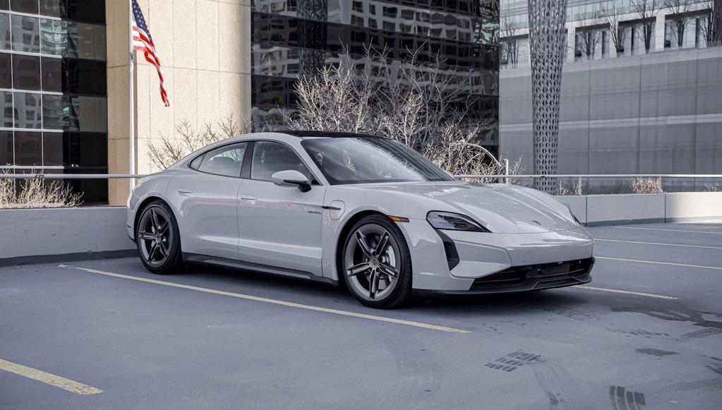 used 2025 Porsche Taycan car, priced at $199,185