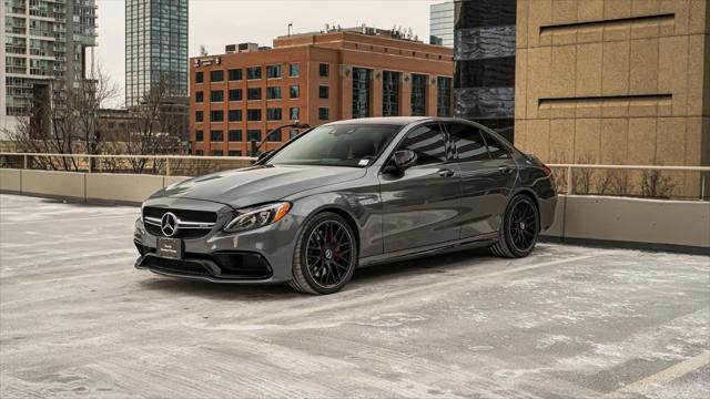 used 2018 Mercedes-Benz AMG C 63 car, priced at $36,991