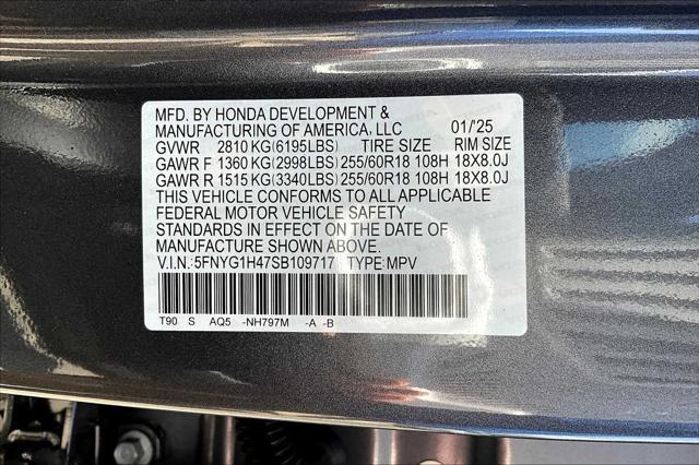 new 2025 Honda Pilot car, priced at $47,550