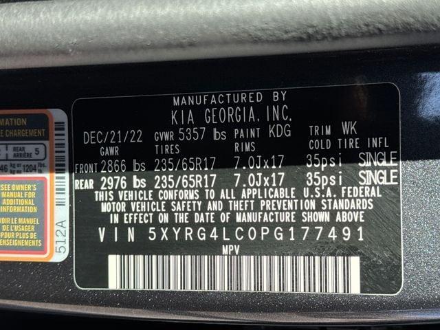 used 2023 Kia Sorento car, priced at $24,995