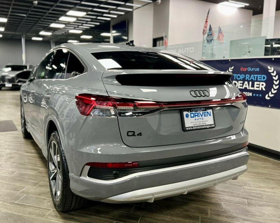 used 2023 Audi Q4 e-tron Sportback car, priced at $27,980
