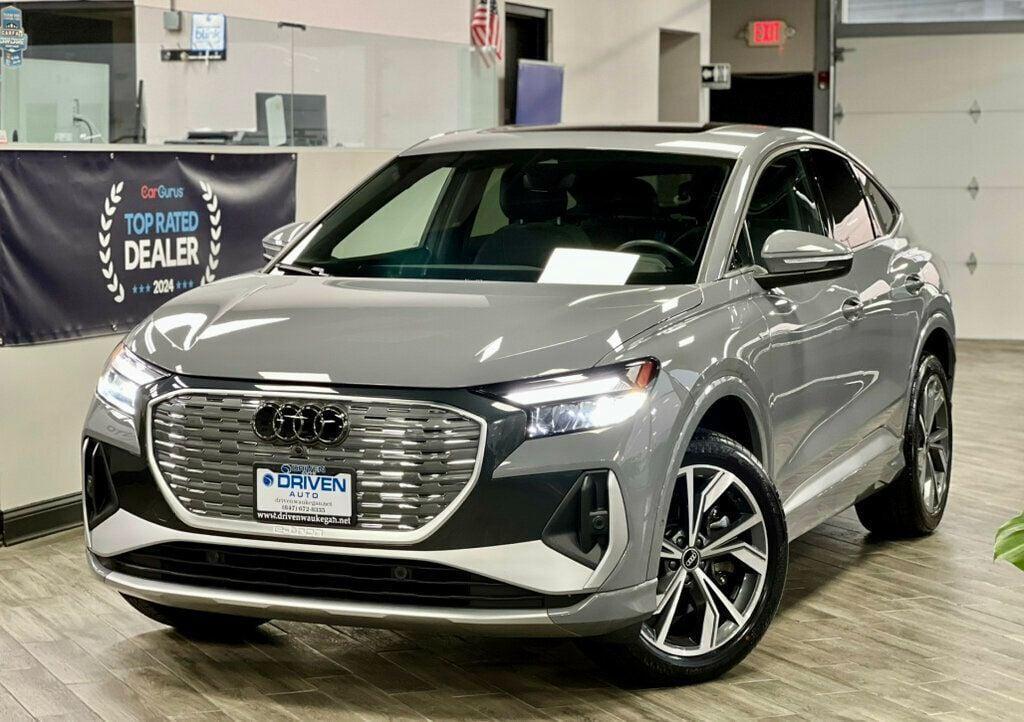 used 2023 Audi Q4 e-tron Sportback car, priced at $27,980