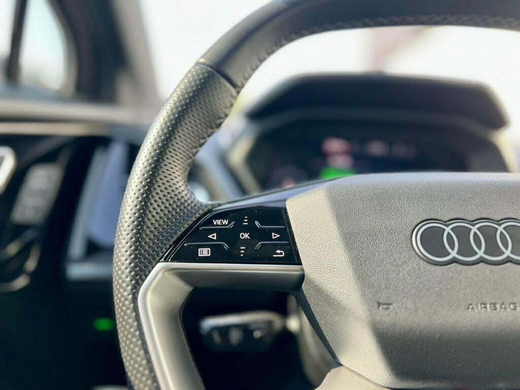 used 2024 Audi Q4 e-tron Sportback car, priced at $33,500