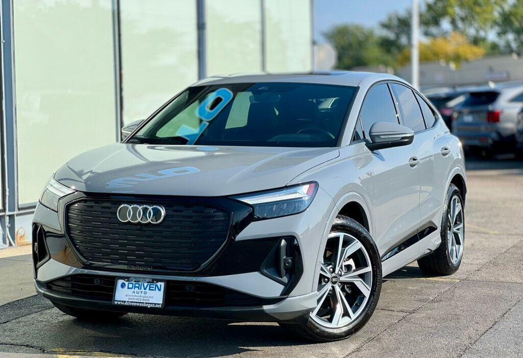 used 2024 Audi Q4 e-tron Sportback car, priced at $33,500