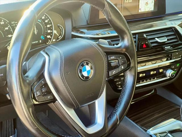 used 2018 BMW 530e car, priced at $19,500