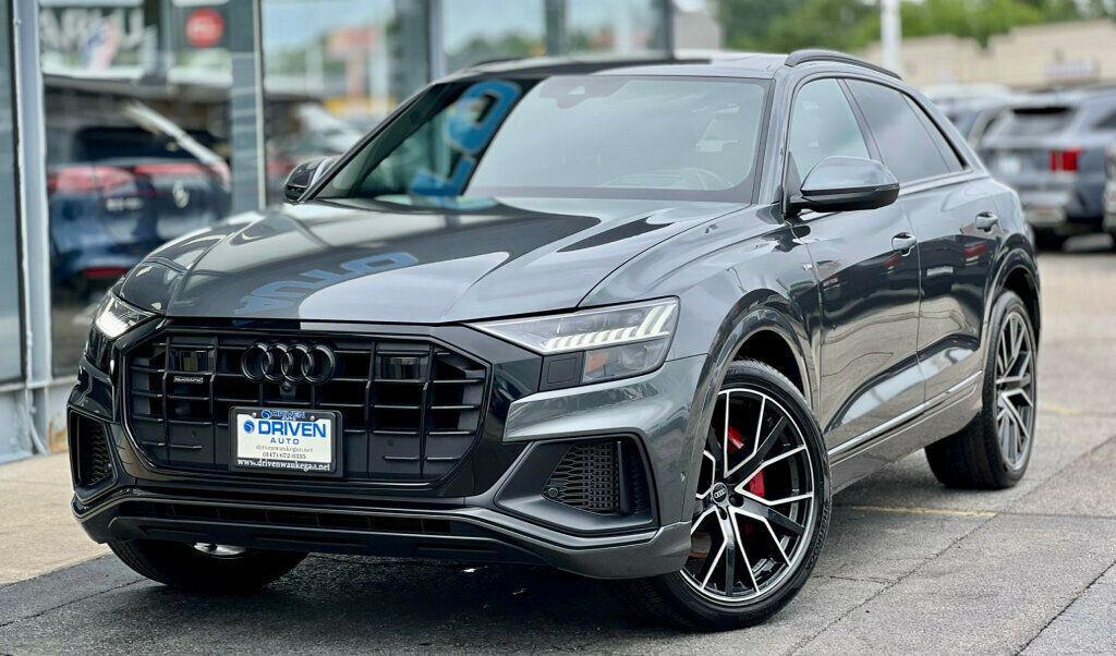 used 2021 Audi Q8 car, priced at $36,980
