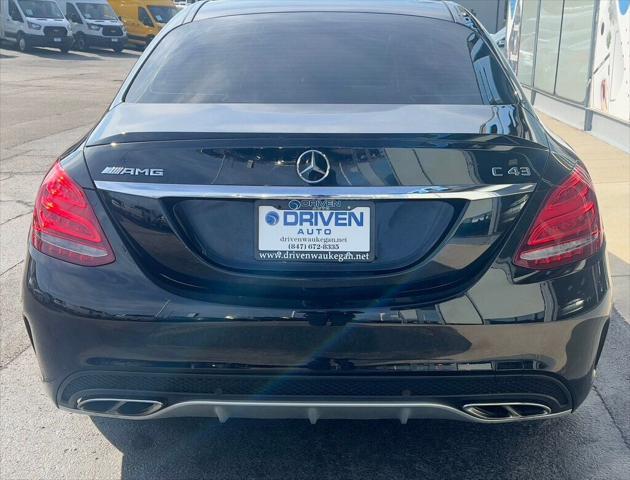 used 2017 Mercedes-Benz AMG C 43 car, priced at $21,900