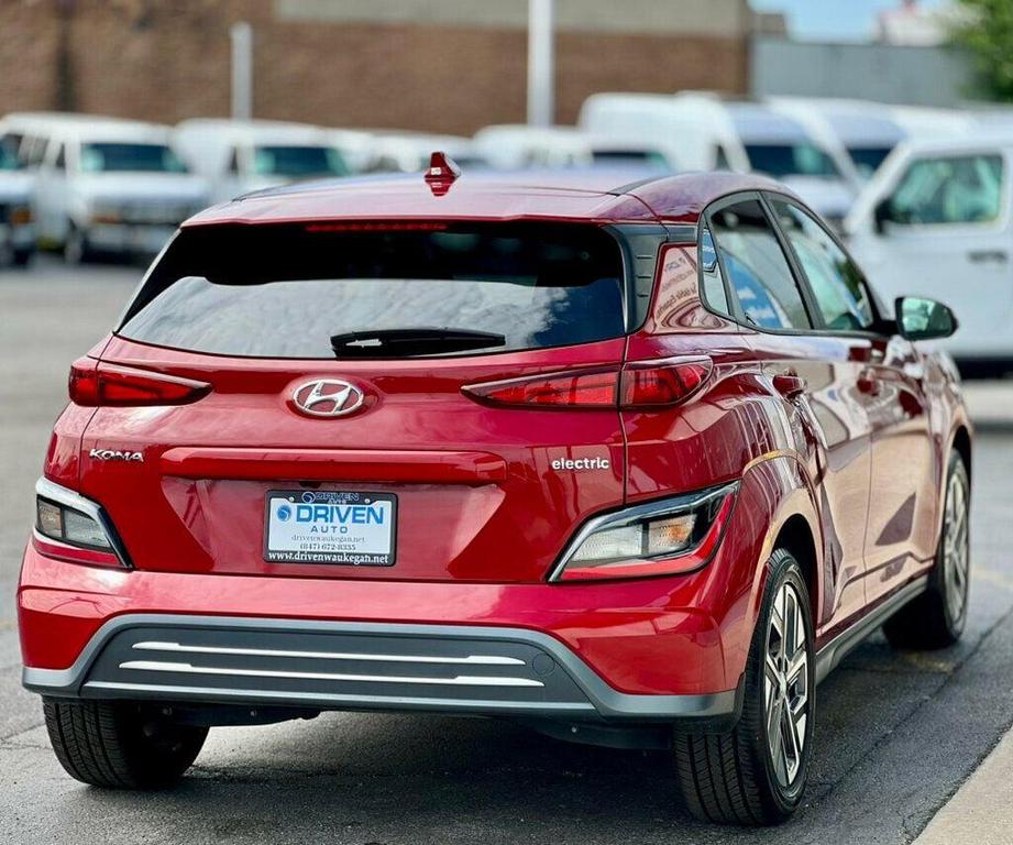 used 2022 Hyundai Kona EV car, priced at $19,500