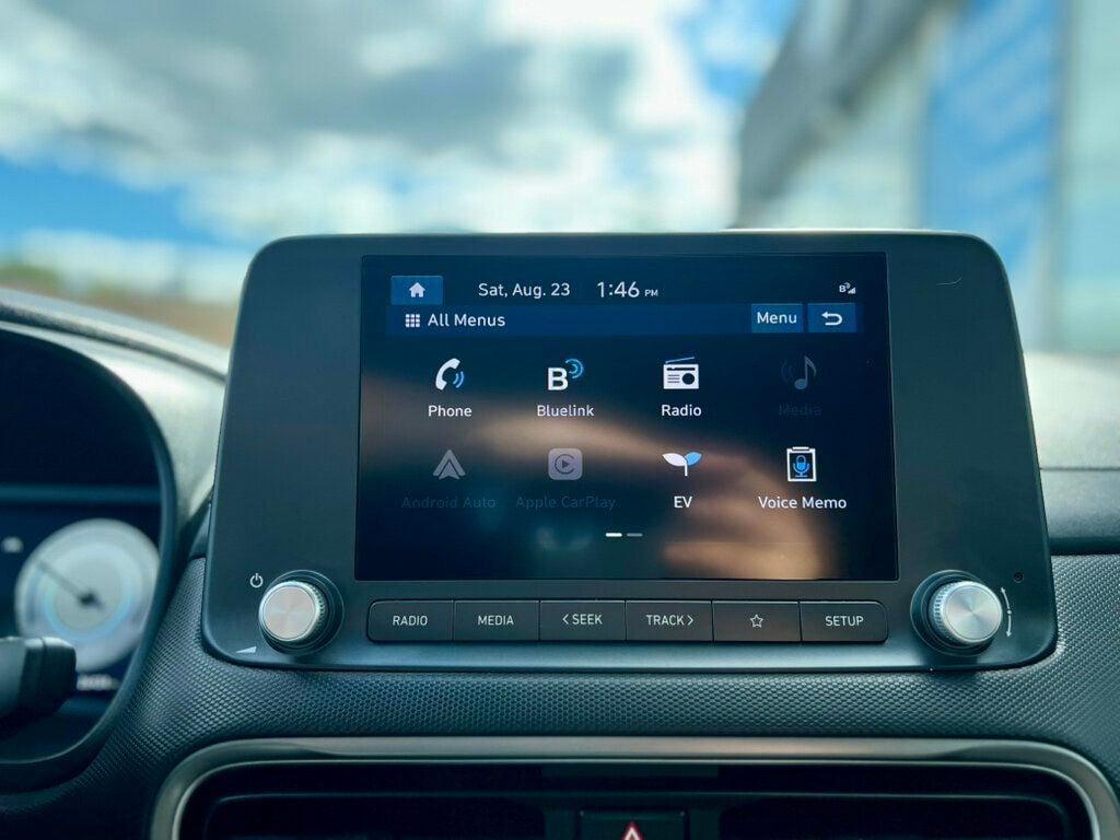 used 2022 Hyundai Kona EV car, priced at $19,980