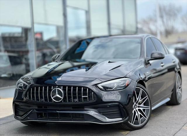 used 2023 Mercedes-Benz AMG C 43 car, priced at $43,980