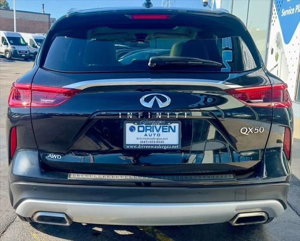 used 2021 INFINITI QX50 car, priced at $21,500