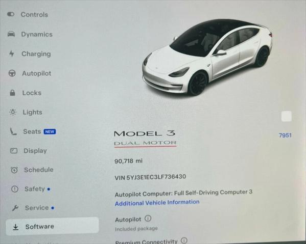 used 2020 Tesla Model 3 car, priced at $19,780