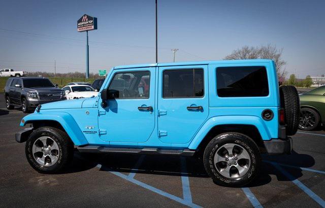 used 2017 Jeep Wrangler Unlimited car, priced at $23,800