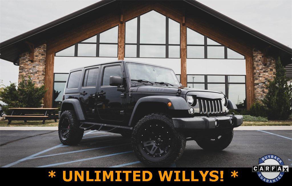 used 2015 Jeep Wrangler Unlimited car, priced at $17,500