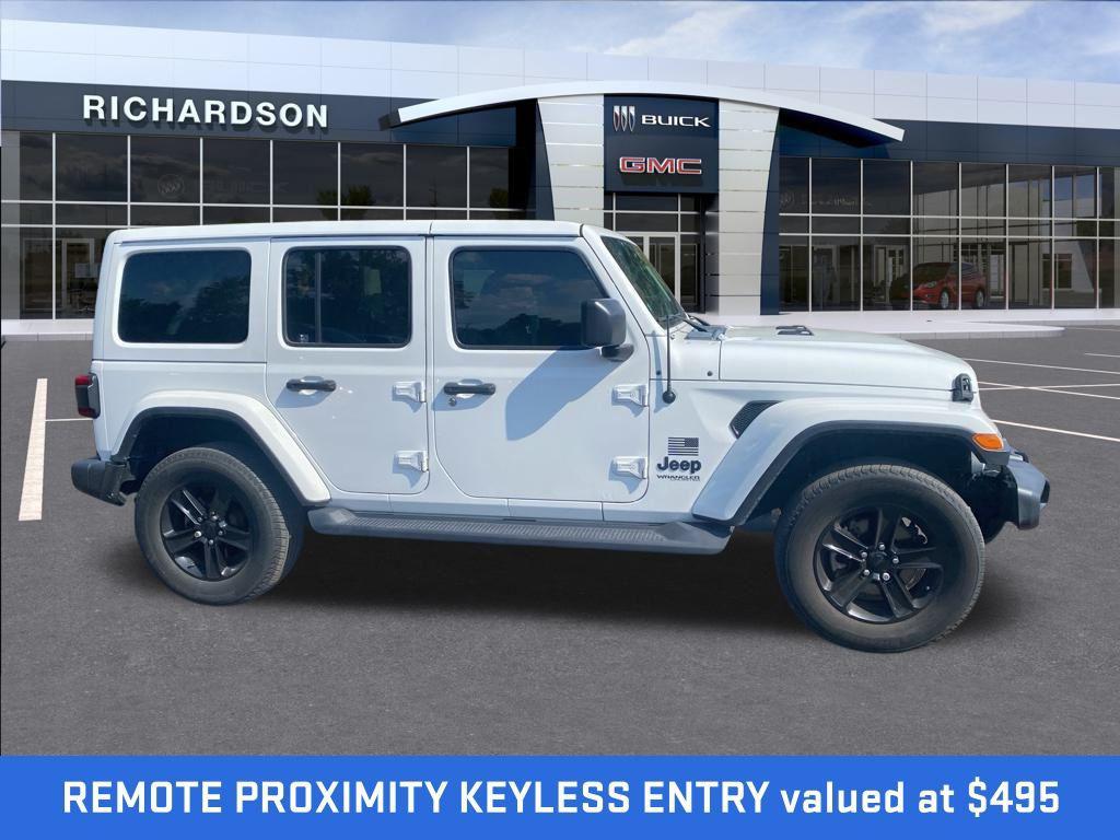 used 2020 Jeep Wrangler Unlimited car, priced at $27,546