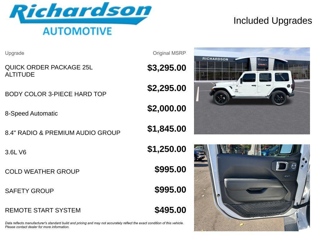 used 2020 Jeep Wrangler Unlimited car, priced at $26,222