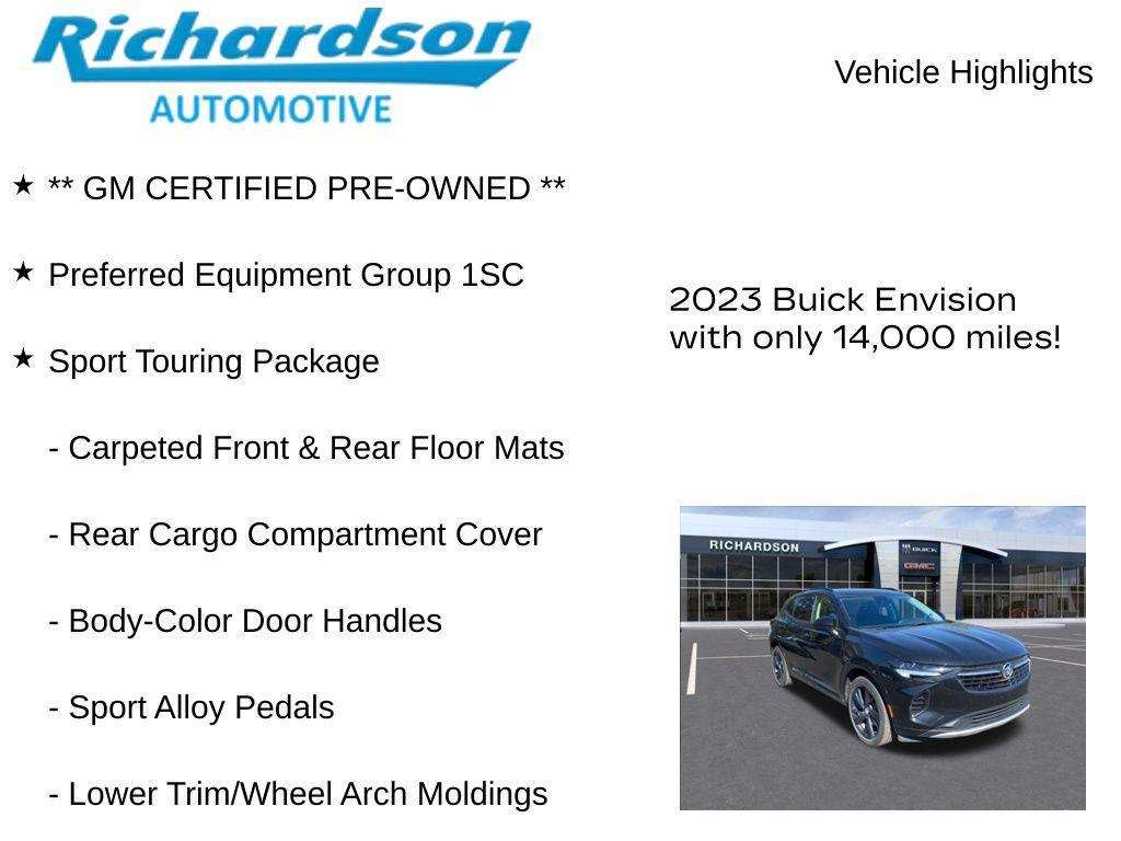 used 2023 Buick Envision car, priced at $29,605
